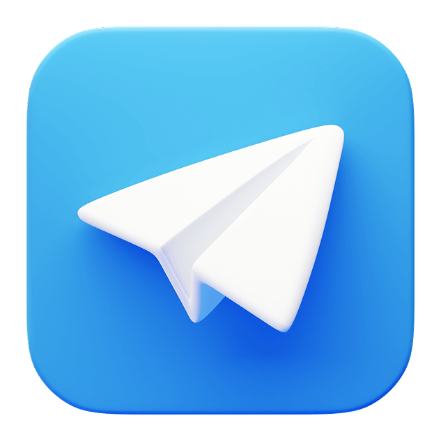 telegram icon 3d